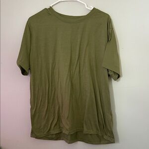 SHEIN Olive Green Long Sleeve Top